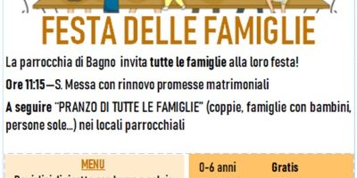 Festa delle Famiglie a Bagno