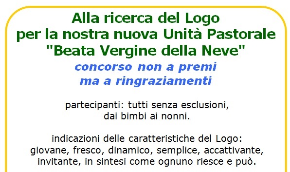 Un logo per la nostra nuova Unità Pastorale