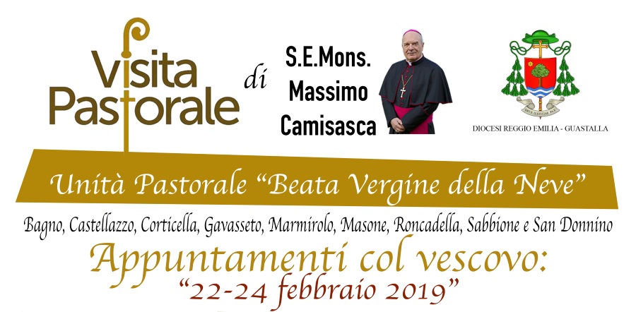 VISITA PASTORALE DEL VESCOVO dal 22 al 24 febbraio