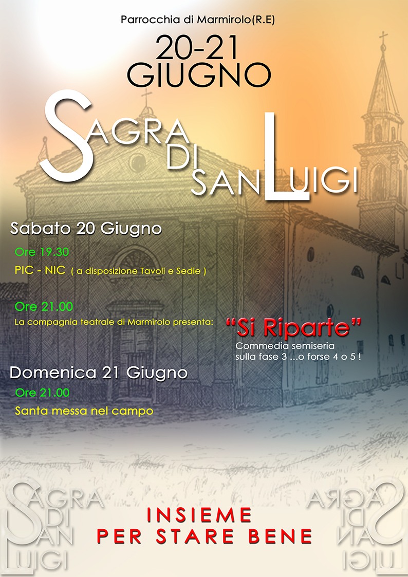 Marmirolo: sagra di san Luigi 2020